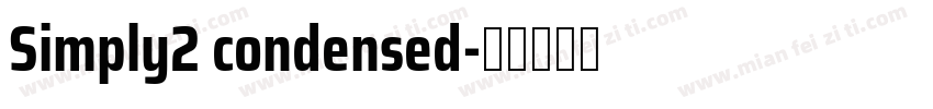 Simply2 condensed字体转换